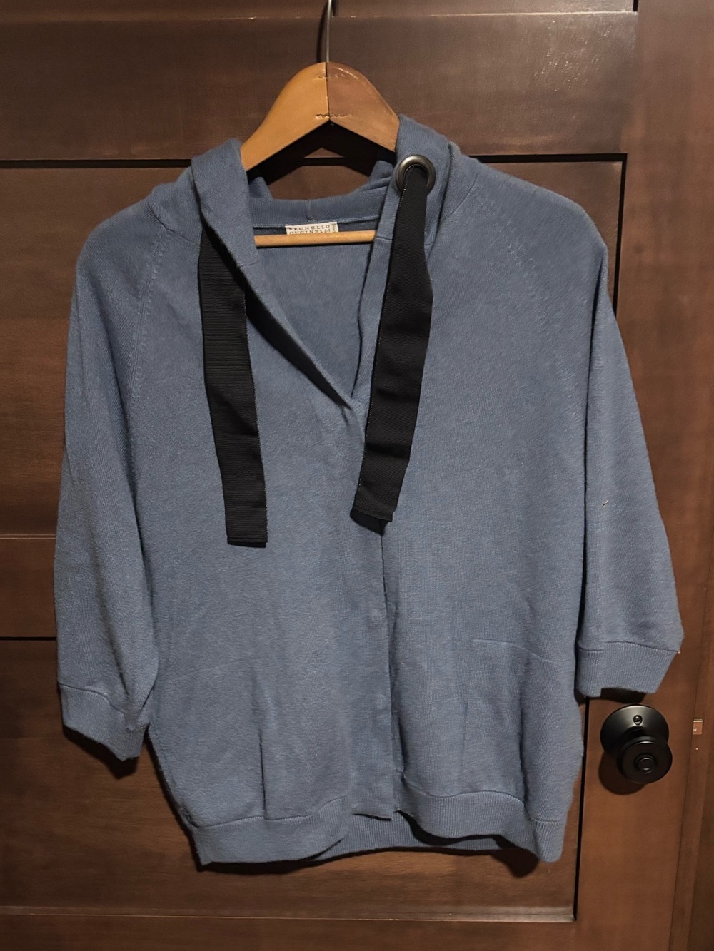 Brunello Cucinelli Light Blue Cashmere Sweater